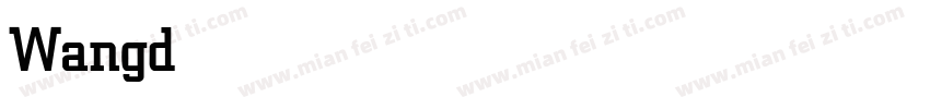 Wangdi Medium字体转换